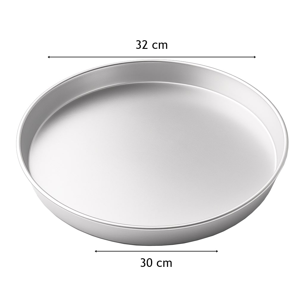 30 cm Kullan At Yuvarlak Tepsi tepsi görseli